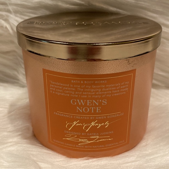 “GWEN’S NOTE” fragrance line, BBW / WB 3-wick candle🕯️collection, NWTag on base - Picture 4 of 6